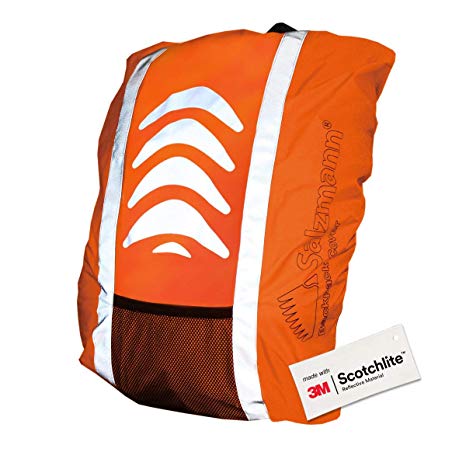 Salzmann 3M Reflective Backpack Cover | High Visibility, Waterproof & Weatherproof | Ideal for Cycling, Running, Hiking & More