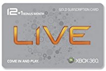 Xbox 360 Live 12 Month Gold Card plus 1 Month Bonus