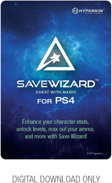 Save Wizard for PS4 & PS4 Pro (US Edition) [Online Game Code]