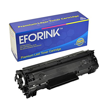EFORINK Compatible Toner Cartridge Replacement for CB435A (Black, 1 Pack)