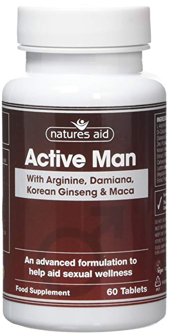 natures aid Active Man Tablets - Pack of 60 Tablets