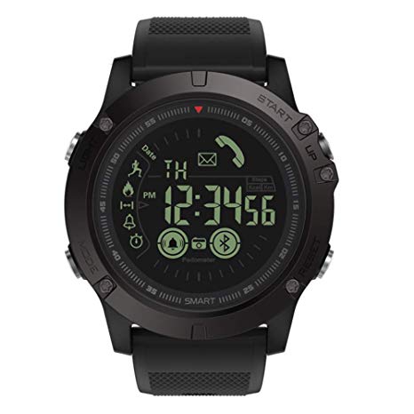 BEAUTOP Multifunctions Rugged Military Sports Smart T1 Tact Watches Outdoor Watch Work with Apple Android Phone