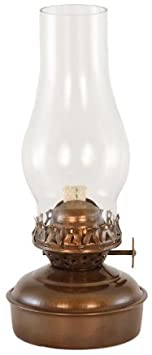 Vermont Lanterns Brass Mini XL 7" - Small Oil Lamp (Antique Brass)