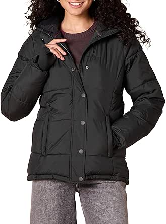 Amazon Essentials Women's Standard Heavy-Weight Hooded Puffer Coat