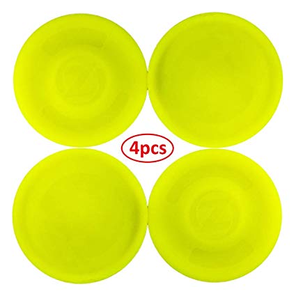 HENG BANG Mini Pocket Flexible Soft Frisbee Spin in Catching Pocket Flying Saucers Mini Frisbee Safety (4PCS)