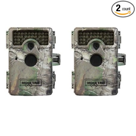 Moultrie M-1100i Mini No Glow Infrared Digital Trail Game Cameras, 2 | 12 MP