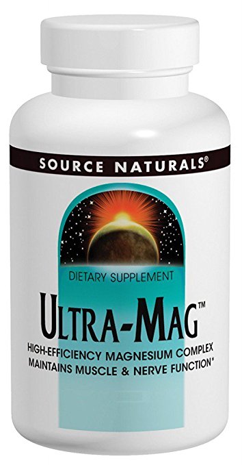Ultra-Mag Hi Efficiency Magnesium Source Naturals, Inc. 240 Tabs