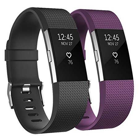 Fitbit Charge 2 Bands, Vancle Classic Edition Special Edition Adjustable Comfortable Replacement Wristbands for Fitbit Charge 2 Heart Rate (No Tracker)