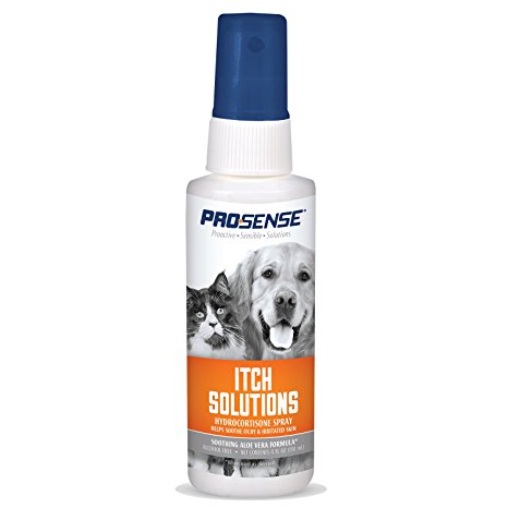 Pro-Sense Itch Solutions Hydrocortisone Spray For Pets with Aloe