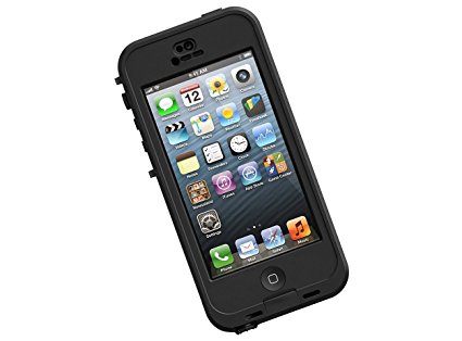 LifeProof NÜÜD iPhone 5 Waterproof Case - Retail Packaging - BLACK/SMOKE (Discontinued by Manufacturer)