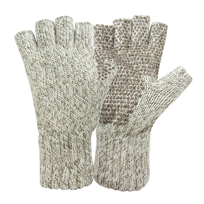 Hot Shot Men's Ragg Wool Fingerless Glove