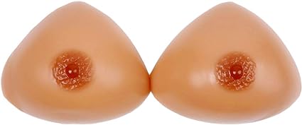 Zcoins Silicone Breast Forms for Crossdressers Cosplay Mastectomy Bra Inserts Triangle Fake Boobs