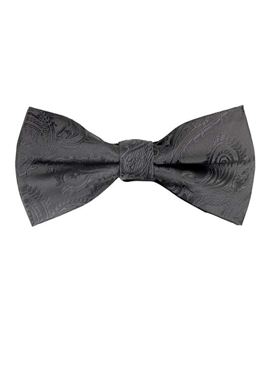 Men's Paisley Pre-Tied Bow Tie - Many Colors Available