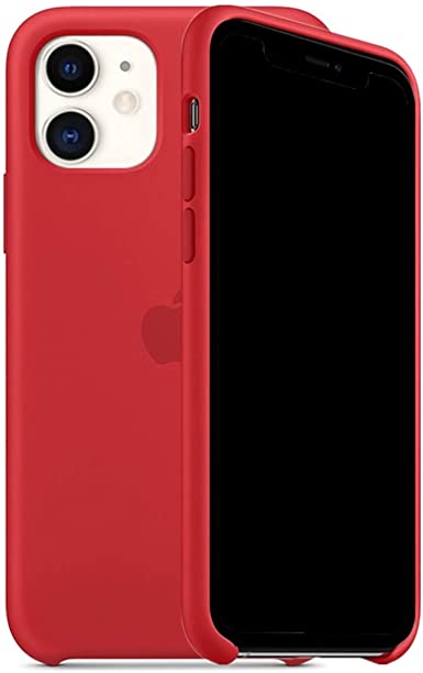 ForH&U Silicone Case Compatible for iPhone 11, Liquid Silicone Non-Slip Case Compatible with iPhone 11-6.1 inch (Red)