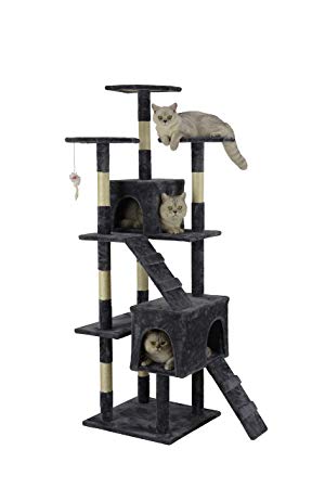 Go Pet Club 63" Economical Cat Tree with Sisal Scratching Posts