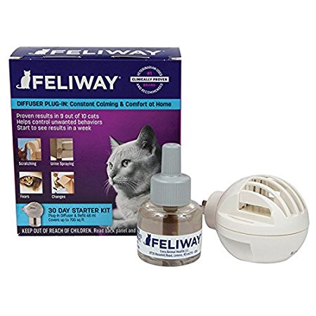 Feliway Starter Kit Difusor With 30 Day (48 ml) Refill