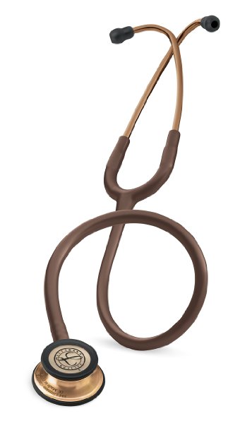 3M Littmann Classic III Stethoscope, Copper-Finish Chestpiece, Chocolate Tube, 27 inch, 5809