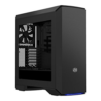 MasterCase Pro 6 ATX Mid-tower Computer Case with Blue LEDs and Seamless Air Ventilation Design