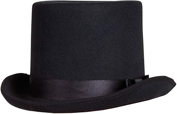 Boland 04213 Black Heavy Quality Byron Top Hat
