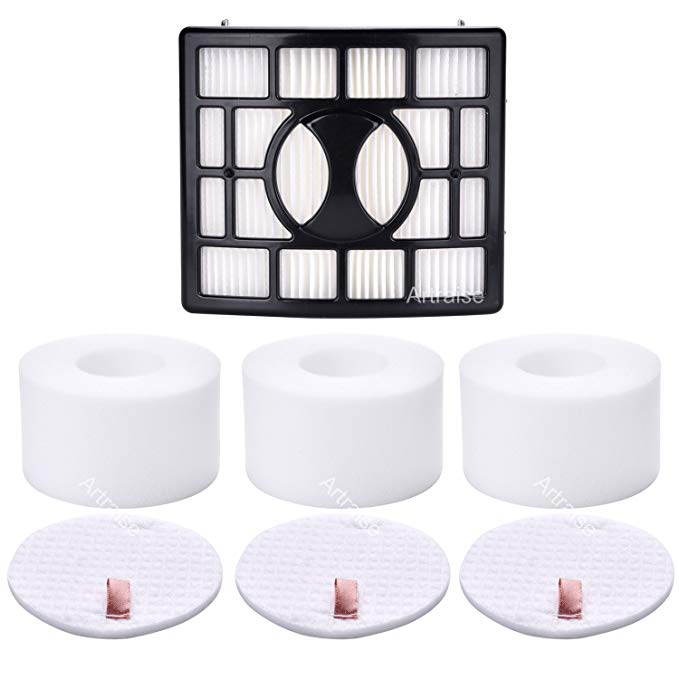 3 Pack Filters for Shark Rotator Powered Lift-Away Speed&DuoClean Vacuum Cleaner NV680, NV681, NV682, NV683, NV800, NV800W, NV801, NV803, UV810 Replaces Part # XHF680 & XFF680 By Artraise
