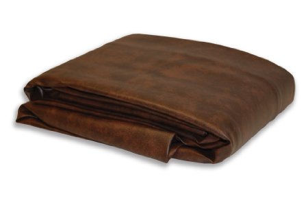 Empire USA Deluxe Dark Brown Fitted Leatherette Pool Table Cover 7ft 8ft 9ft
