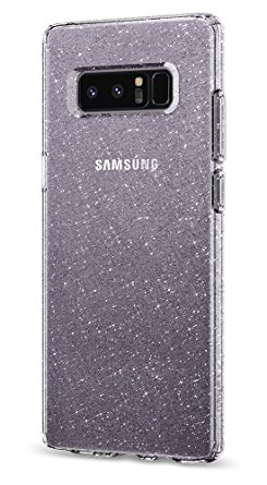 Spigen Liquid Crystal Galaxy Note 8 Case with Slim Protection and Premium Clarity for Galaxy Note 8 (2017) - Glitter Crystal Quartz