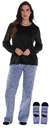 Just Love Ultra-Soft Women’s Pajama Pant Set - Nightgown with Matching Socks