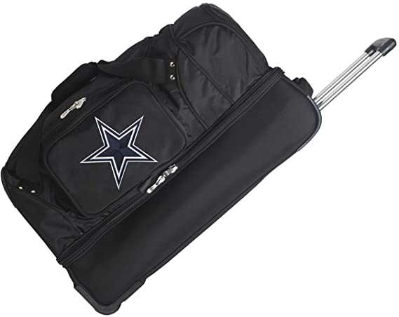 NFL Drop Bottom Rolling Duffel Luggage