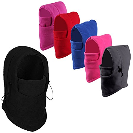 Richoose Windproof Face Mask Cover Caps Winter Warm Face Cover Neck Warmer Ski Hat Winter Outdoor Ski Mask Headcover