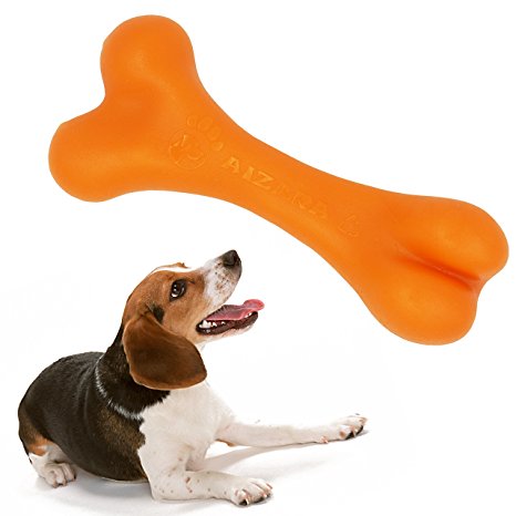Dog chew toys, Indestructible Dog Chew Toy Tough Rubber Bone Toys for Aggressive Chewer Perfect for Training & Keeping Pets Fit
