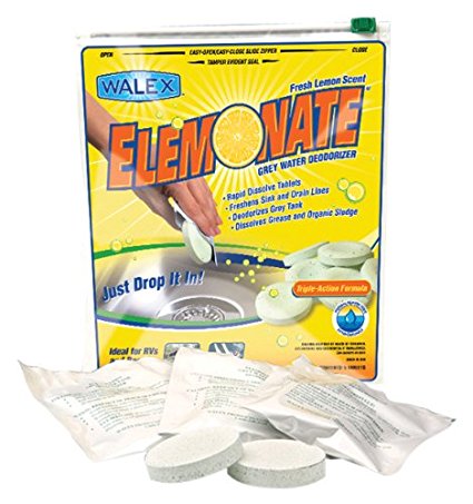 Walex TOI-61776 Elemonate Grey Water Deodorizer and Cleaner