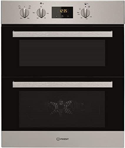 Indesit IDU6340IX Aria Electric Built Under Double Oven - Stainless Steel