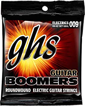 GHS Strings Electric Guitar Boomer Set (Extra Light Nickel Steel) 9-42