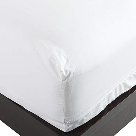 Allersoft 100-Percent Cotton Bed Bug, Dust Mite & Allergy Control Mattress Protector, Twin 16-inch