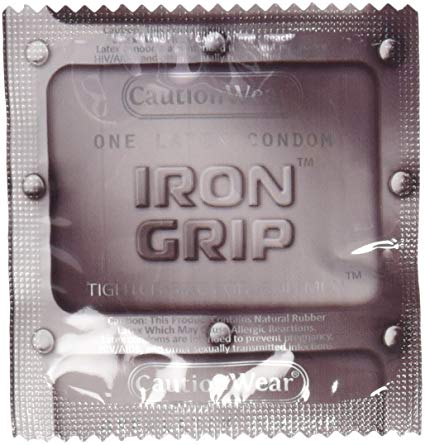 Caution Wear Iron Grip Snugger Fit: 36-Pack of Condoms