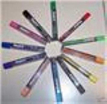 12 TUBES PENTEL 2MM COLORED LEADS FOR PH158. ASSORTED COLORS