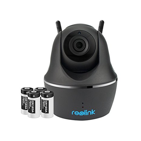 Reolink Keen 100% Wire Free Battery Powered Pan Tilt 1080p Full HD Smart Home Security Wireless IP Camera Night Vision Two-Way Audio