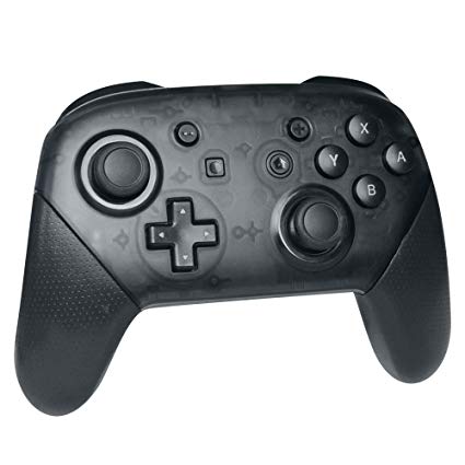 Switch Pro Controller，Wireless Pro Controller Compatible for Nintendo Switch with Rechargeable and Bluetooth (Black)