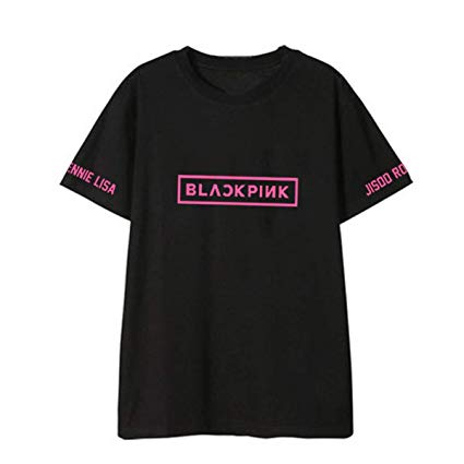 SIMYJOY Unisex Blackpink Jisoo Rose Jennie Lisa Fan T-Shirt Short Sleeve Tee for Blink Men Women and Teen
