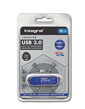 Integral® 16GB COURIER FIPS 197 ENCRYPTED USB 3.0