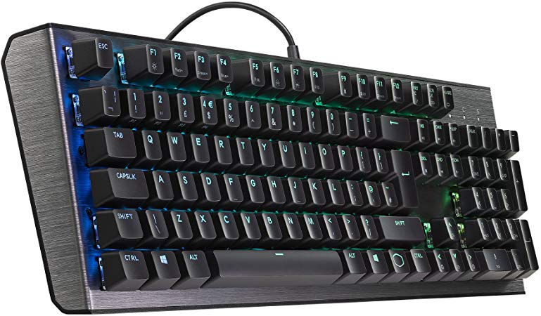 Cooler Master CK550 Mechanical Gaming Keyboard with Gateron Blue Switches, RGB Backlit (UK Layout)