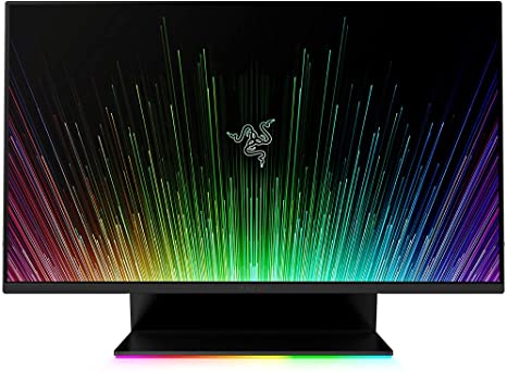 Razer Raptor 27" Gaming Monitor: WQHD (2560x1440) - IPS-Grade - 165Hz - 1ms Response - HDR 400 - NVIDIA G-Sync Compatible & AMD FreeSync - Solid Aluminum Base - Razer Chroma RGB