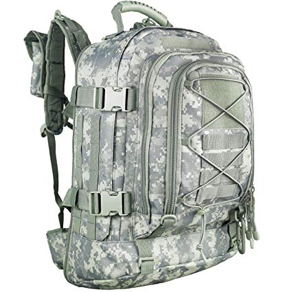PANS Backpack Large Military Expandable Travel Backpack Tactical Waterproof Hiking Backpack for Men
