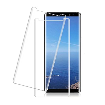 New Galaxy Note 8 Tempered Glass Screen Protector, [HD Clear][Anti-Bubble][Anti-Scratch][Anti-Fingerprint] Tempered Glass Screen Protector For Galaxy Note 8