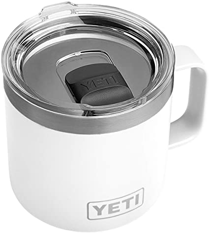 YETI Rambler 14 oz Mug, Vacuum Insulated, Stainless Steel with MagSlider Lid