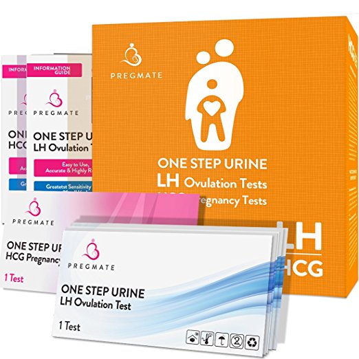 PREGMATE 100 Ovulation LH And 20 Pregnancy HCG Test Strips One Step Urine Test Strip Combo Predictor Kit Pack (100 LH   20 HCG)
