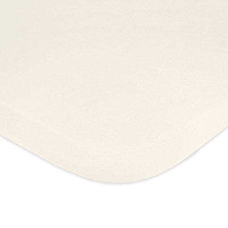 Carter's Jersey Knit Fitted Bassinet Sheet, Home Spun/Beige