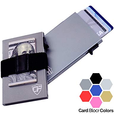 Card Blocr Plus Money Clip Wallet | RFID Blocking Minimalist Credit Card Holder