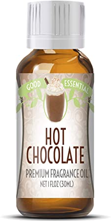 Hot Chocolate Scented Oil by Good Essential (Huge 1oz Bottle - Premium Grade Fragrance Oil) - Perfect for Aromatherapy, Soaps, Candles, Slime, Lotions, and More!