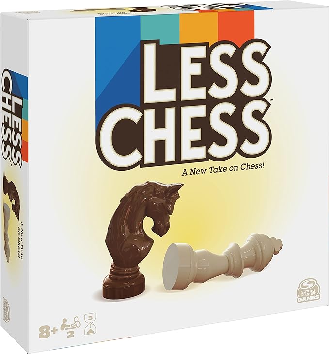 Less Chess- A New Take on Chess from Spin Master Games 2-Player Adult Board Game with Chess Pieces Chess Set, for Adults and Kids Ages 8 and up